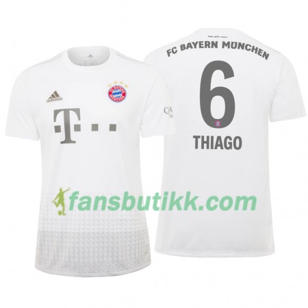 Fotballdrakt FC Bayern München Thiago 6 Bortetrøye 2019-2020 Kortermet